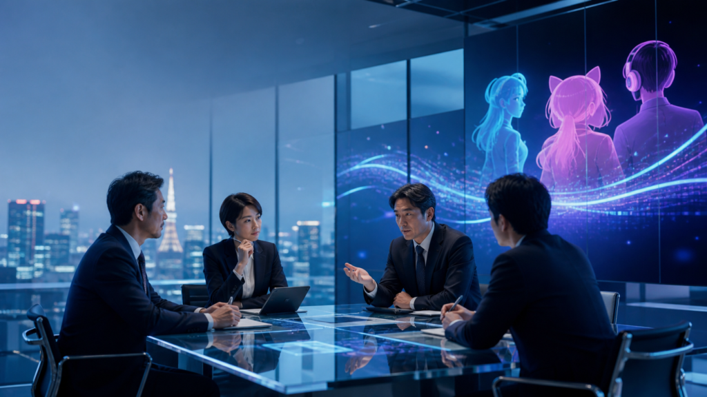 段階取得でIRIAMの持分を20％から100％へ移す取引と配信事業統合を表すビジュアル